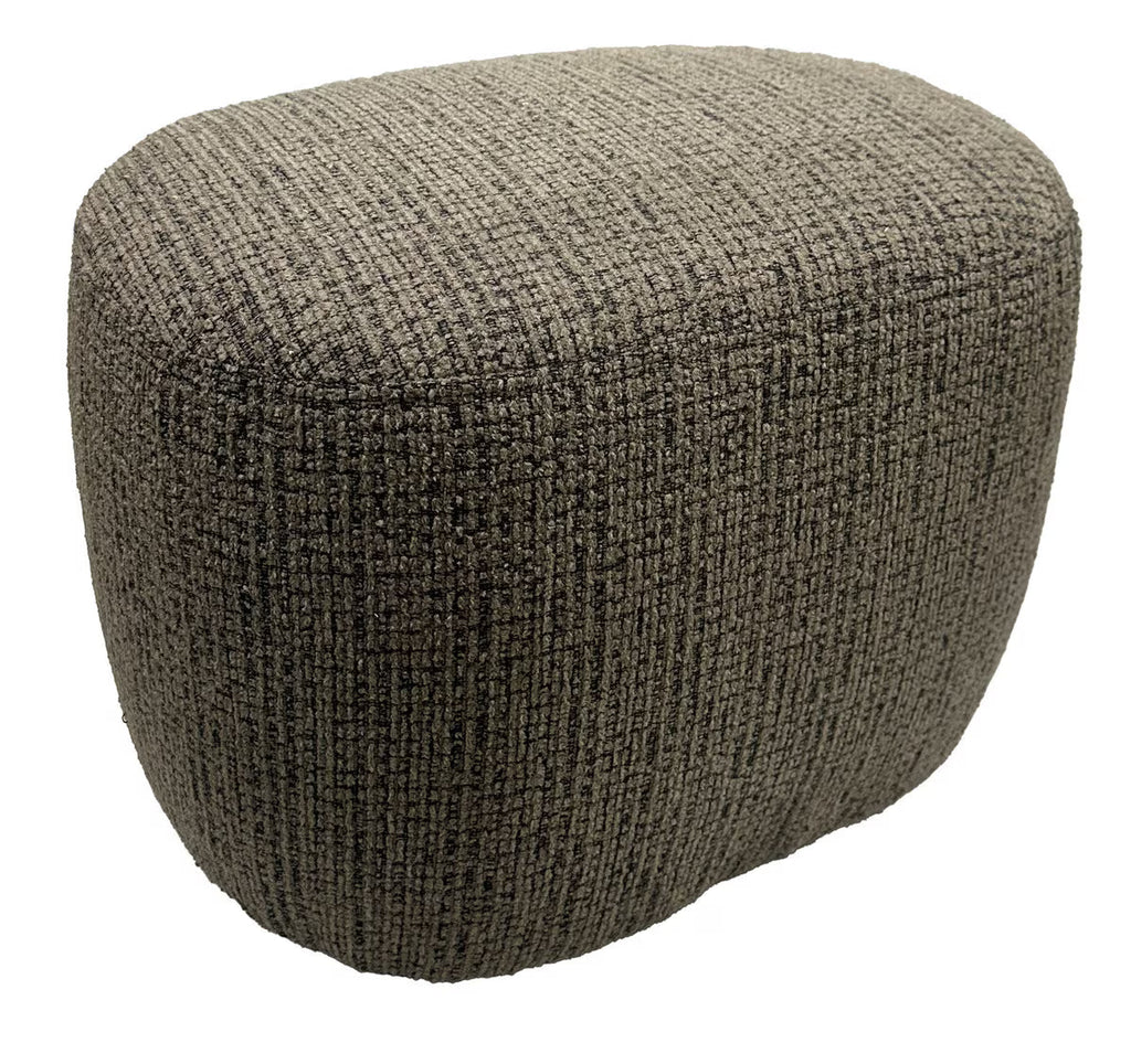 Milly Accent Ottoman - Caramel & Black