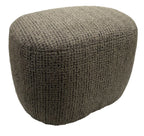 Milly Accent Ottoman - Caramel & Black