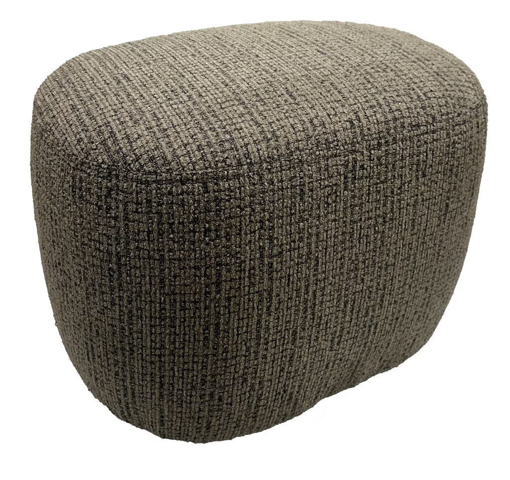 Amaro Accent Ottoman - Caramel & Black
