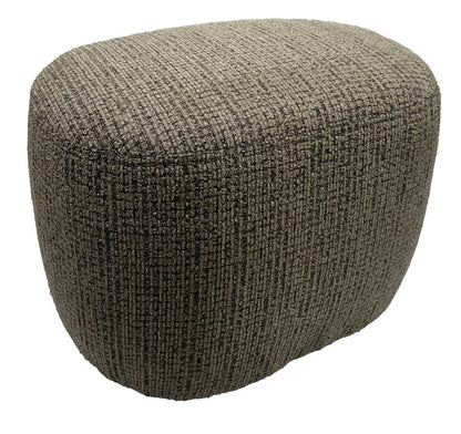 Amaro Accent Ottoman - Caramel & Black