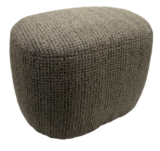 Amaro Accent Ottoman - Caramel & Black