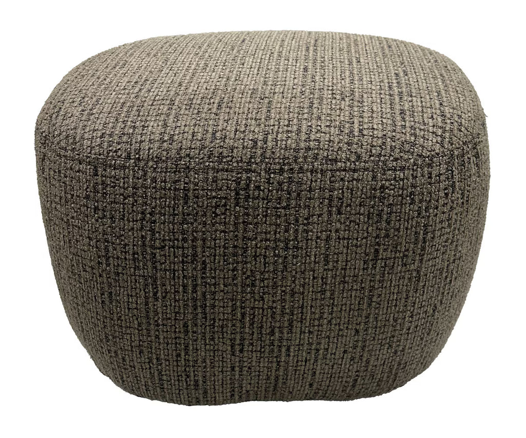 Amaro Accent Ottoman - Caramel & Black