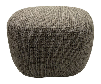 Amaro Accent Ottoman - Caramel & Black