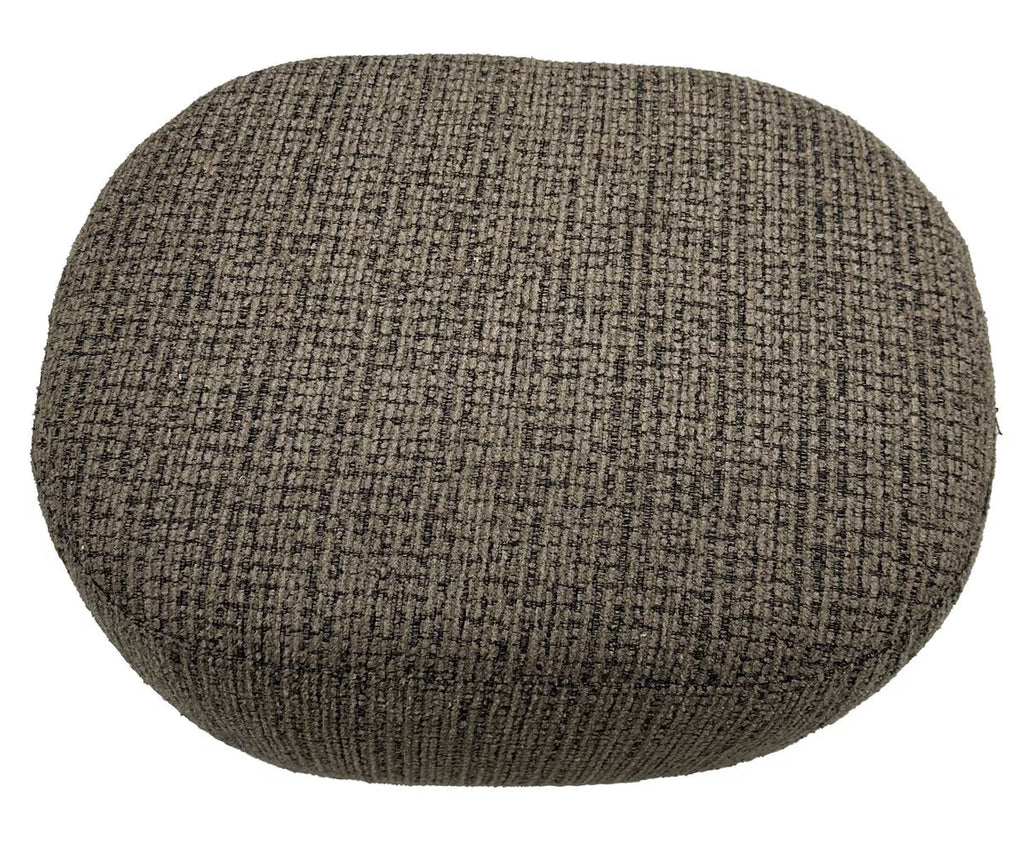 Milly Accent Ottoman - Caramel & Black