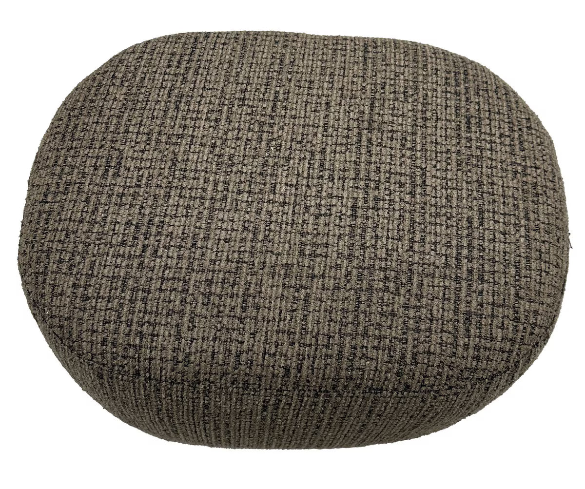 Milly Accent Ottoman - Caramel & Black