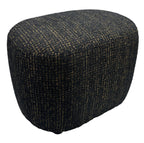 Amaro Accent Ottoman - Gold & Black