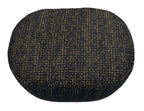 Amaro Accent Ottoman - Gold & Black