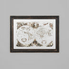 Mirrored World Map - Wall Hanging