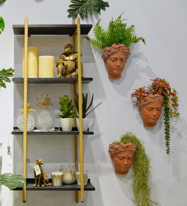 Terracotta Visage Head Planter