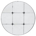 Round Antique Look Wall Mirror