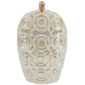 SHELBY SHORT IRIDESCENT GLAZE CERAMIC VASE