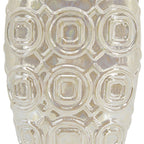 SHELBY SHORT IRIDESCENT GLAZE CERAMIC VASE
