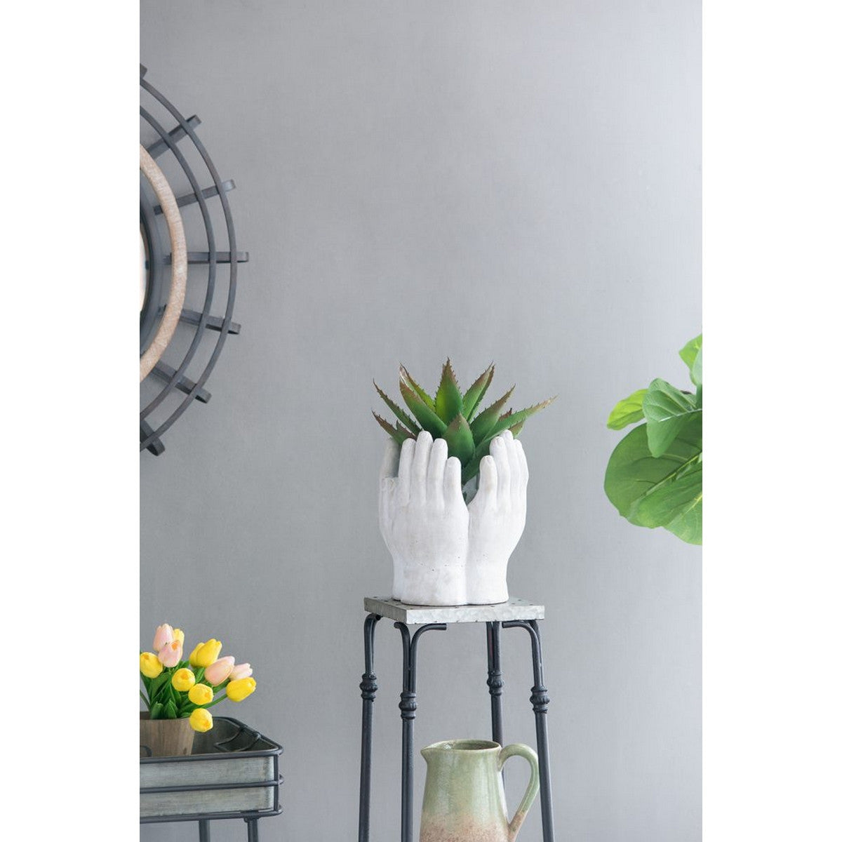 Hand Statue Planter