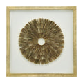 GOLD RICE PAPER SHADOW BOX