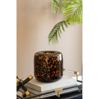 Leopard Glass Vase