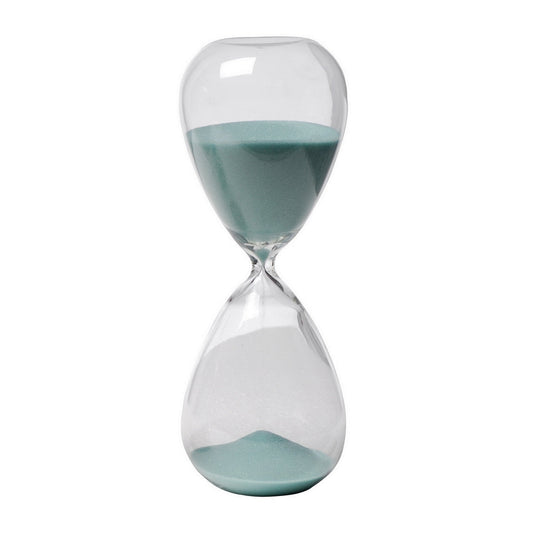 Hourglass with Jade Sand