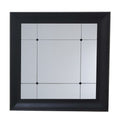Black Frame With Button Mirror