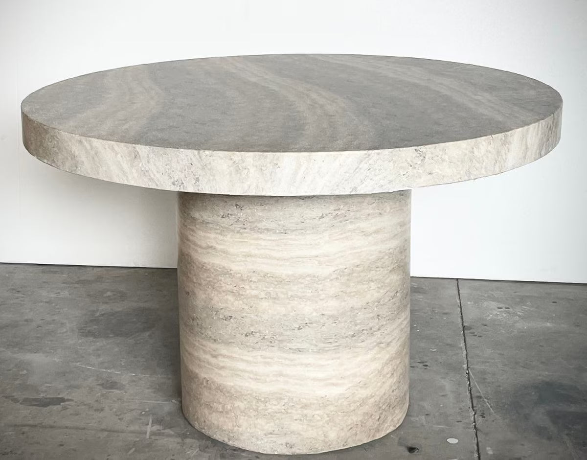 Travertine Dining Table
