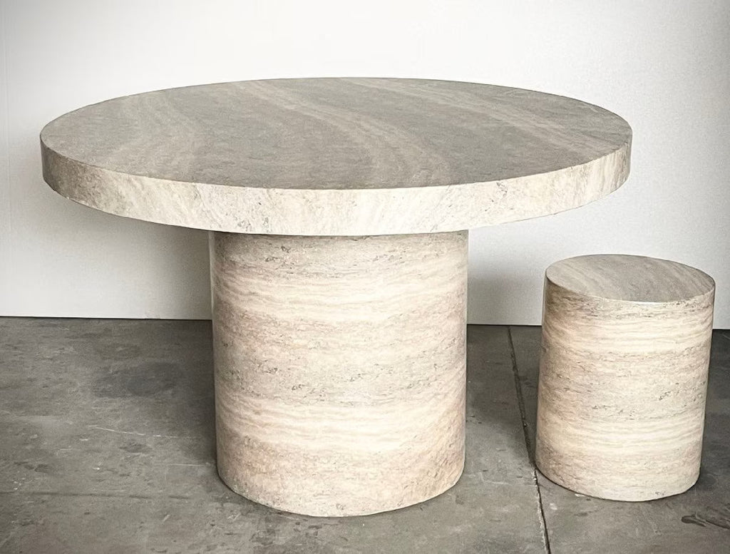 Travertine Dining Table