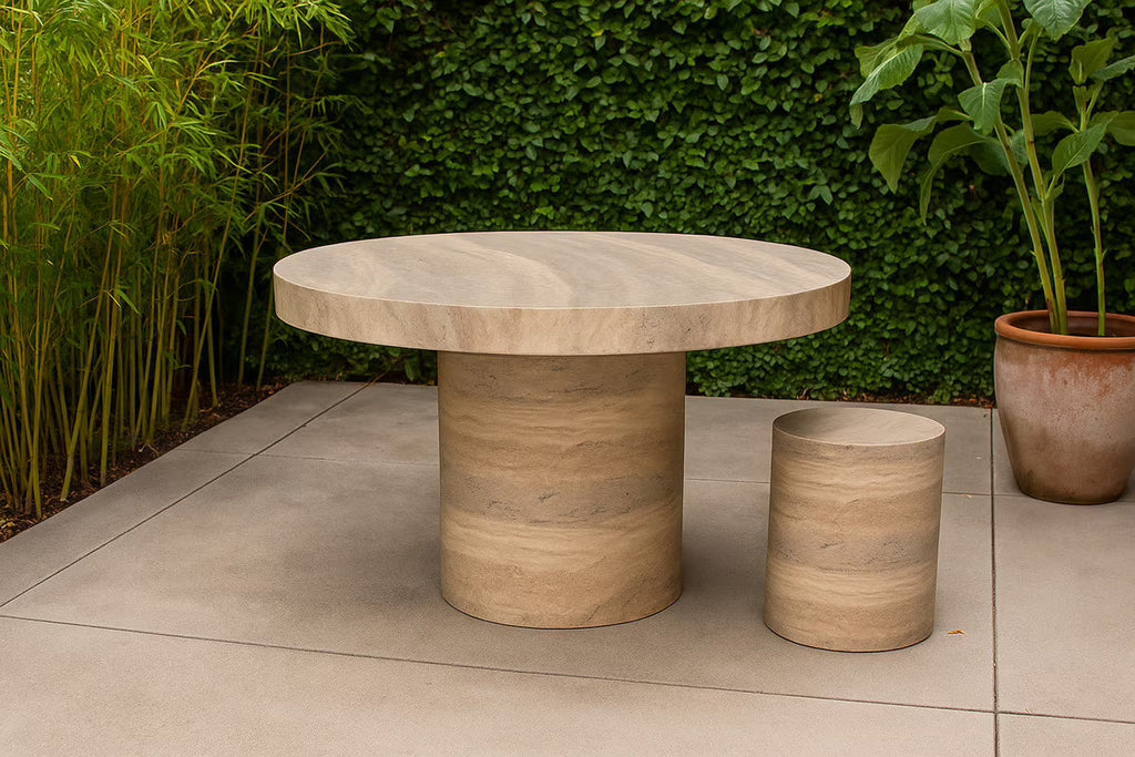 Travertine Dining Table