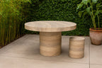 Travertine Dining Table