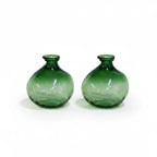 Shani Bottle Vase 18cm – Fading Green Set/2