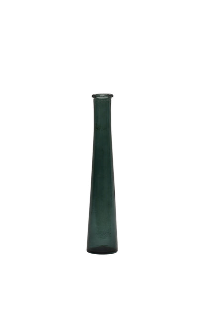 Paige Bottle 32cm Myrtal Green glass vase