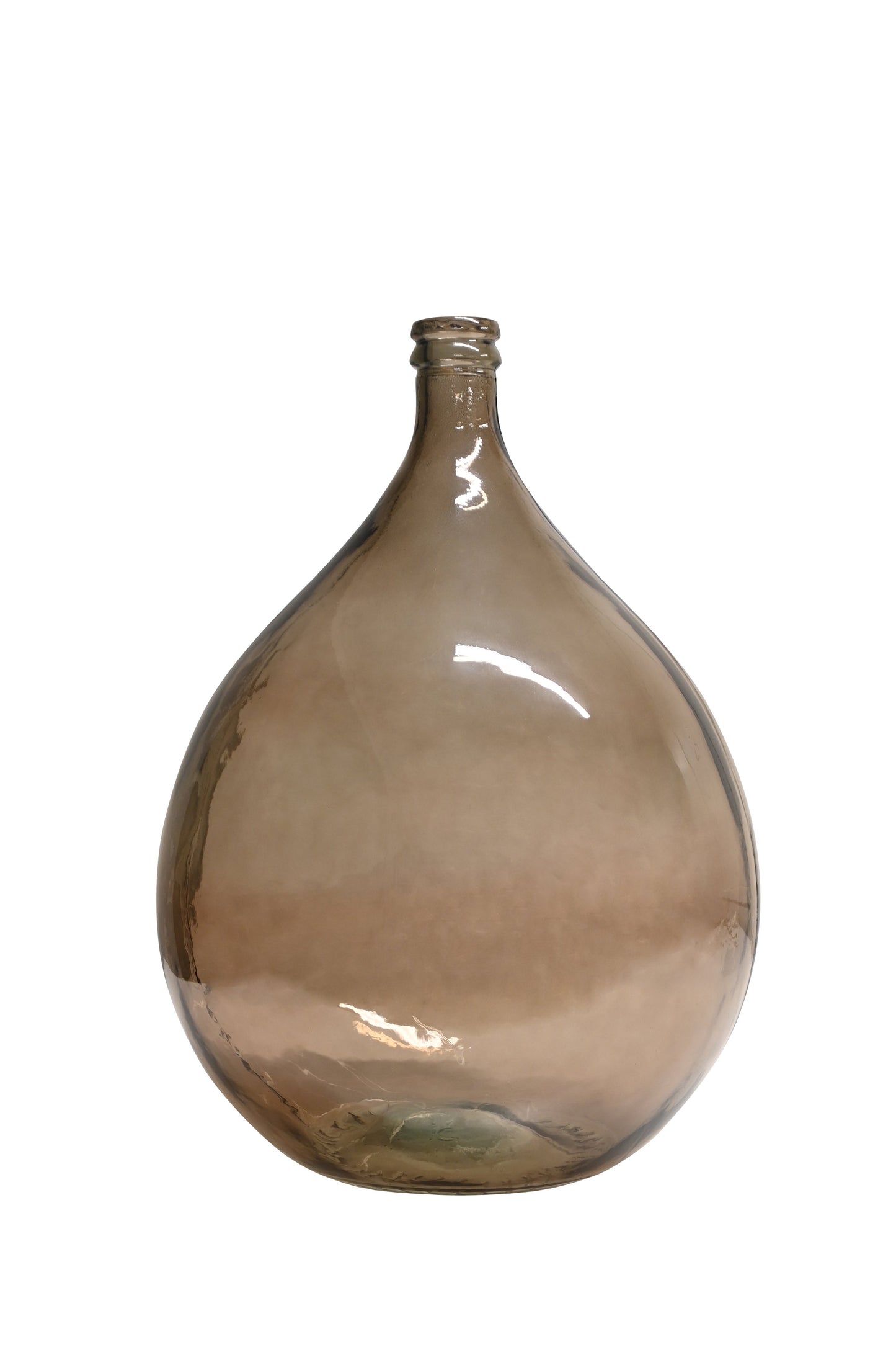 Alzira Bottle Large 56cm Sesame glass vase