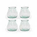 Hurricane Medium Clear glass vase candle holder