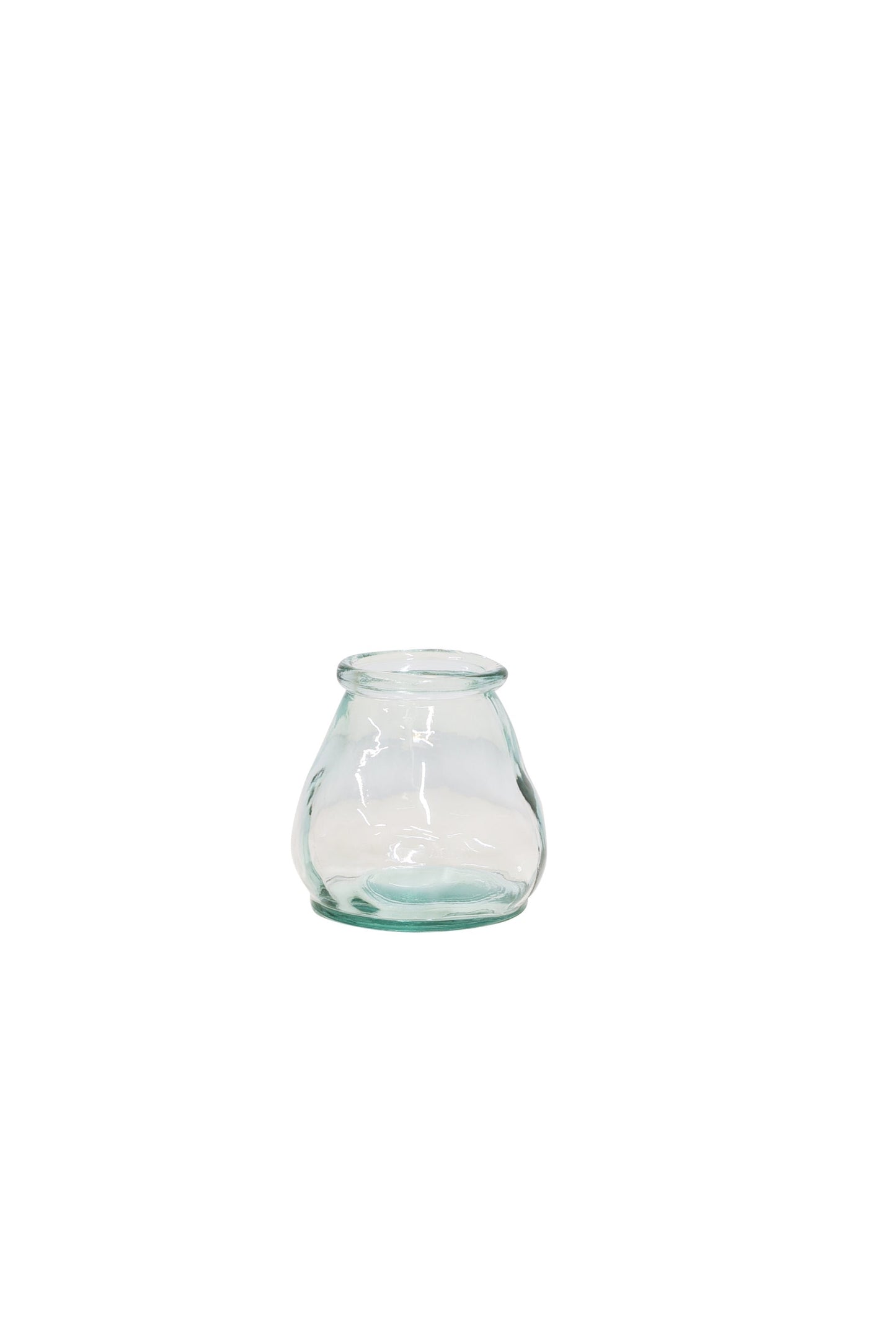Hurricane Small Clear glass vase candle holder