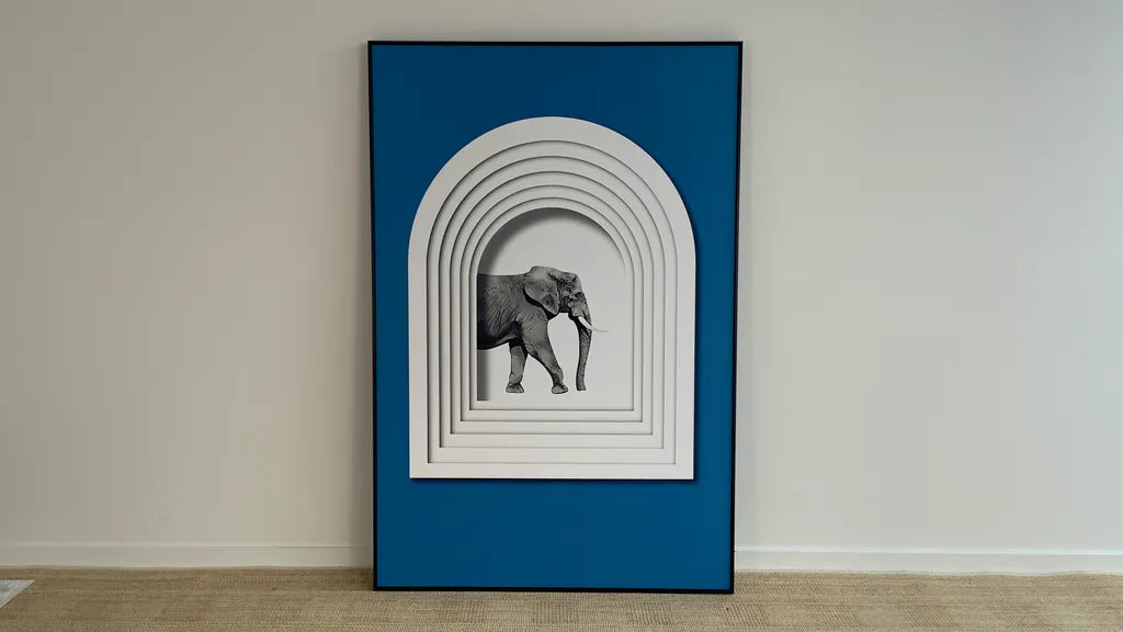 Elephindow 3D Wall Art