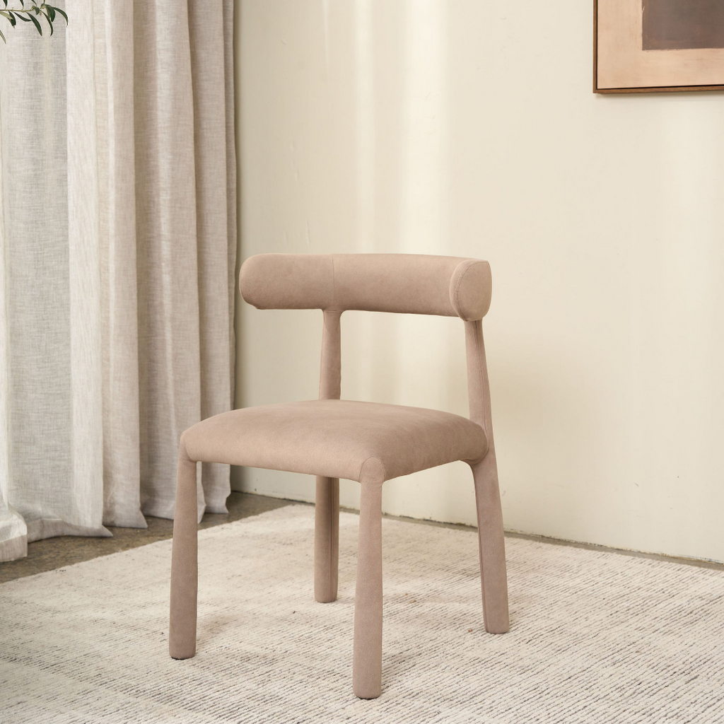 Lou Dining Chair - Buff Brown
