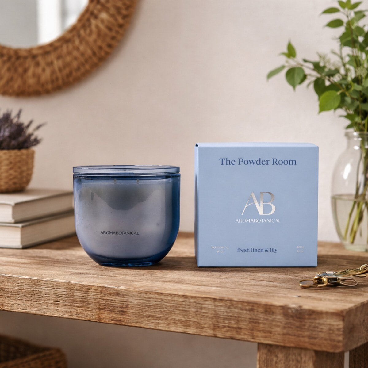 AB Core Candle 400g | The Powder Room - Fresh Linen & Lily