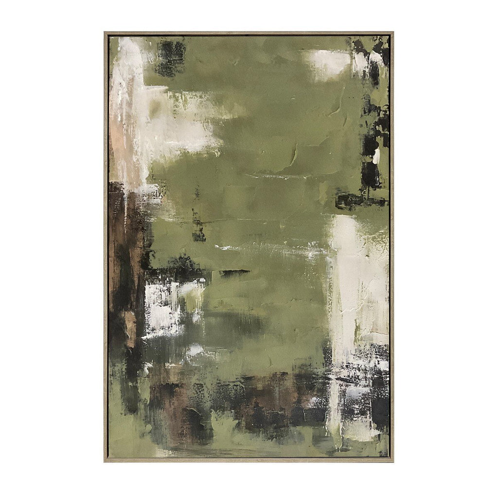 Abstract Hand Painted Framed Canvas Wall Art