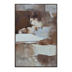 Abstract Hand Painted Framed Canvas Wall Art