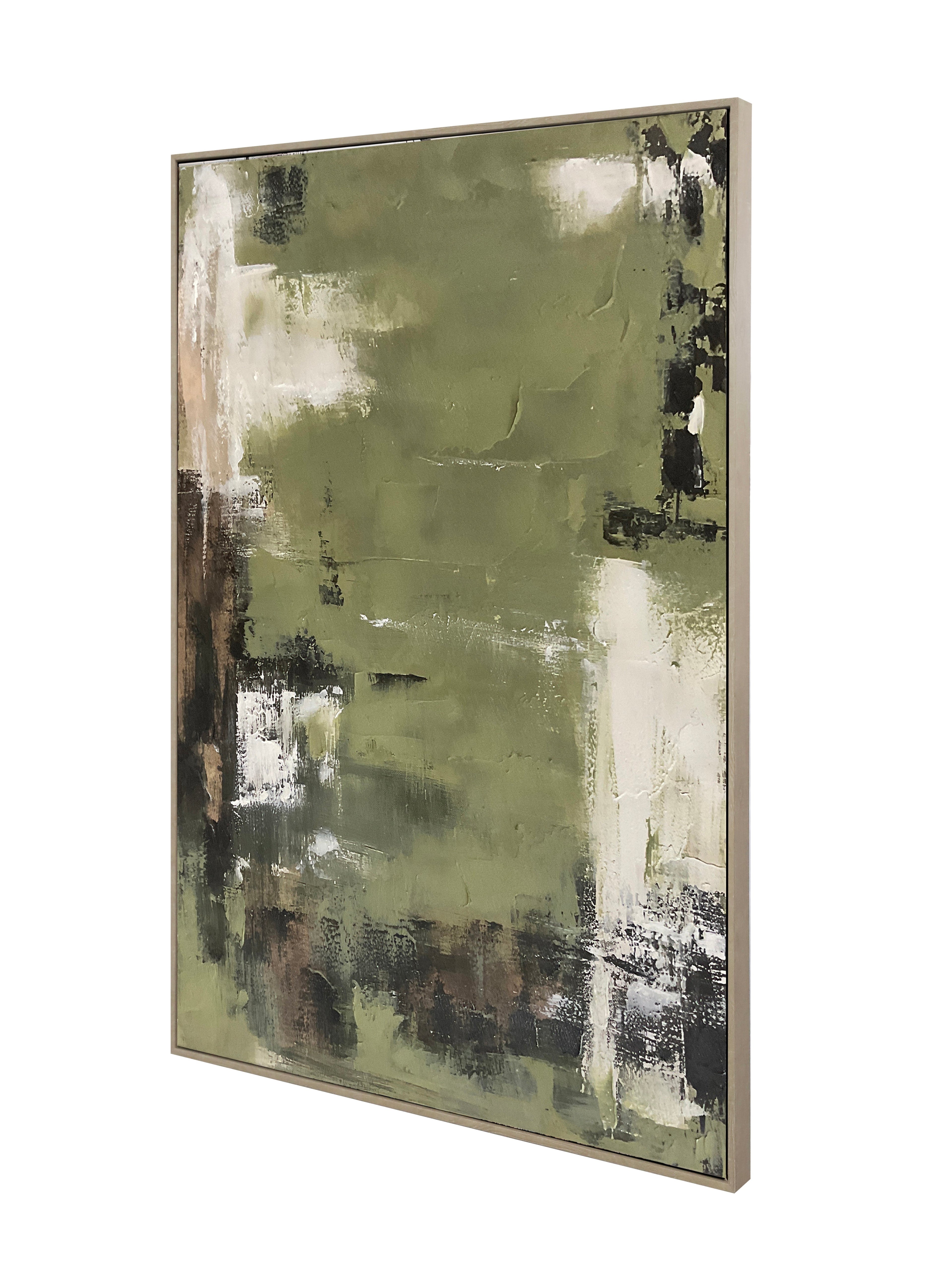 Abstract Hand Painted Framed Canvas Wall Art