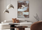 Abstract Hand Painted Framed Canvas Wall Art