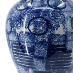 Abstract Pattern Lidded Jar