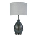 Acapulco Table Lamp - Charcoal + Cement Shade