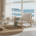 Acer Lounge Chair - Linen