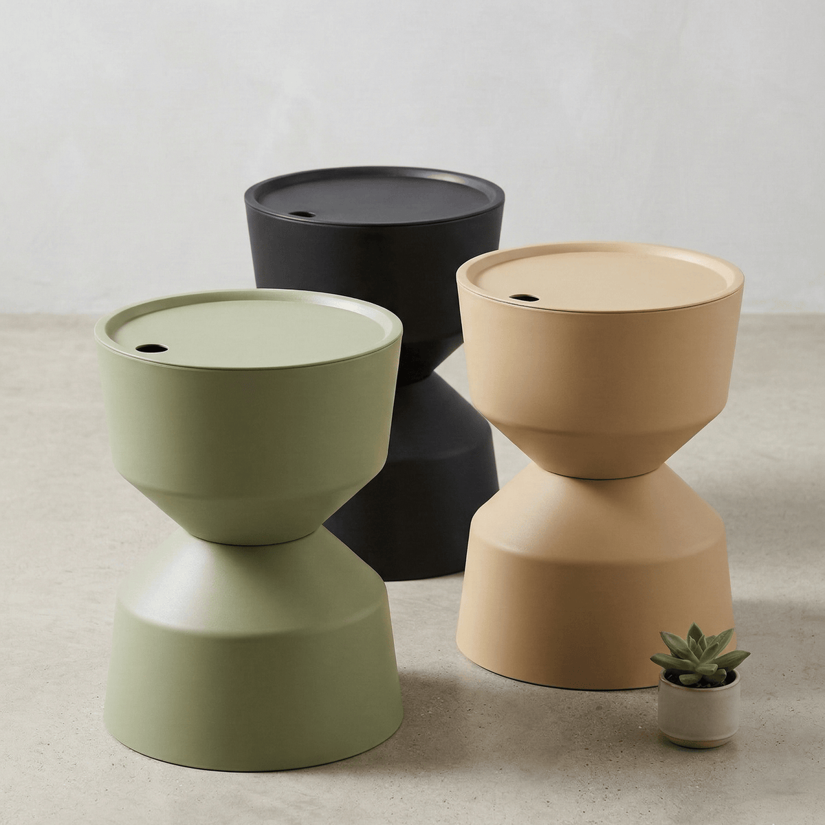 Africa Outdoor Ice Bucket Side Table