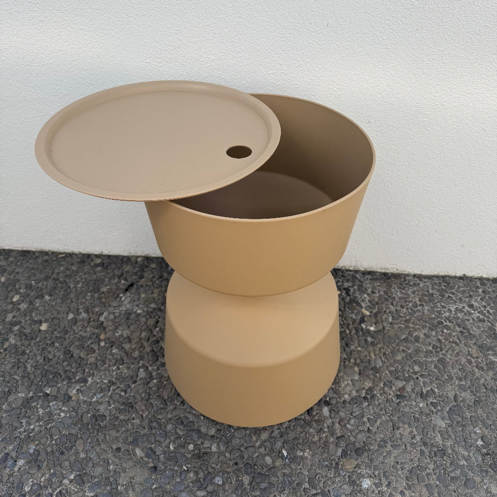 Africa Outdoor Ice Bucket Side Table