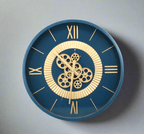 Agate Wall Clock - Royal Blue