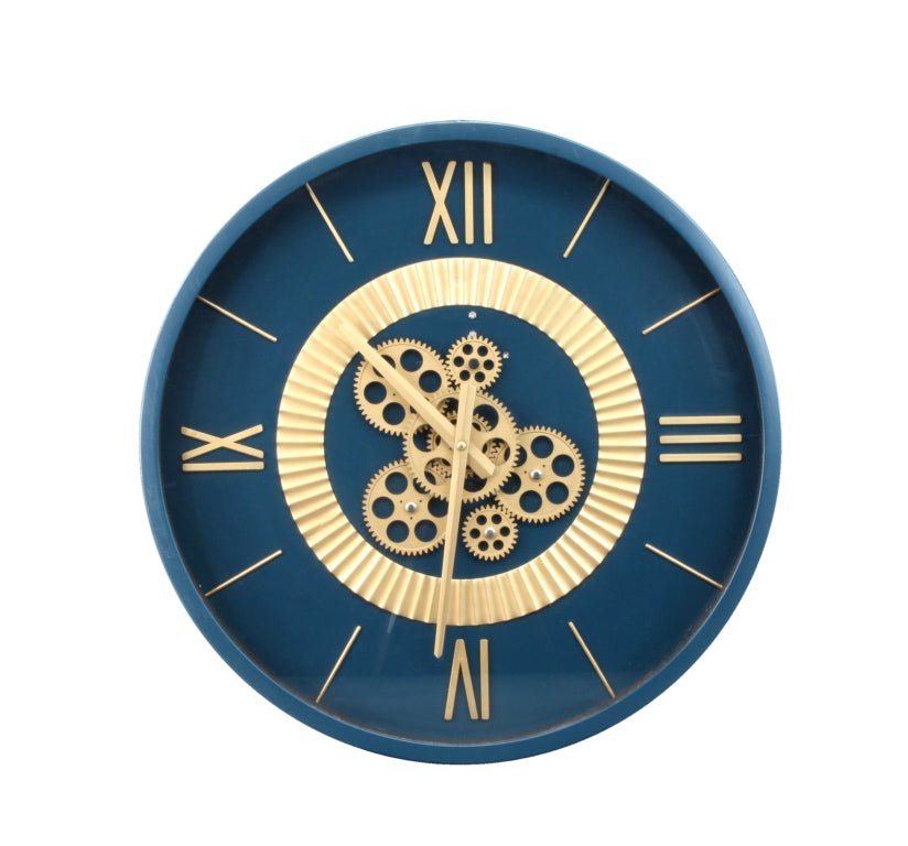 Agate Wall Clock - Royal Blue