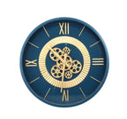 Agate Wall Clock - Royal Blue