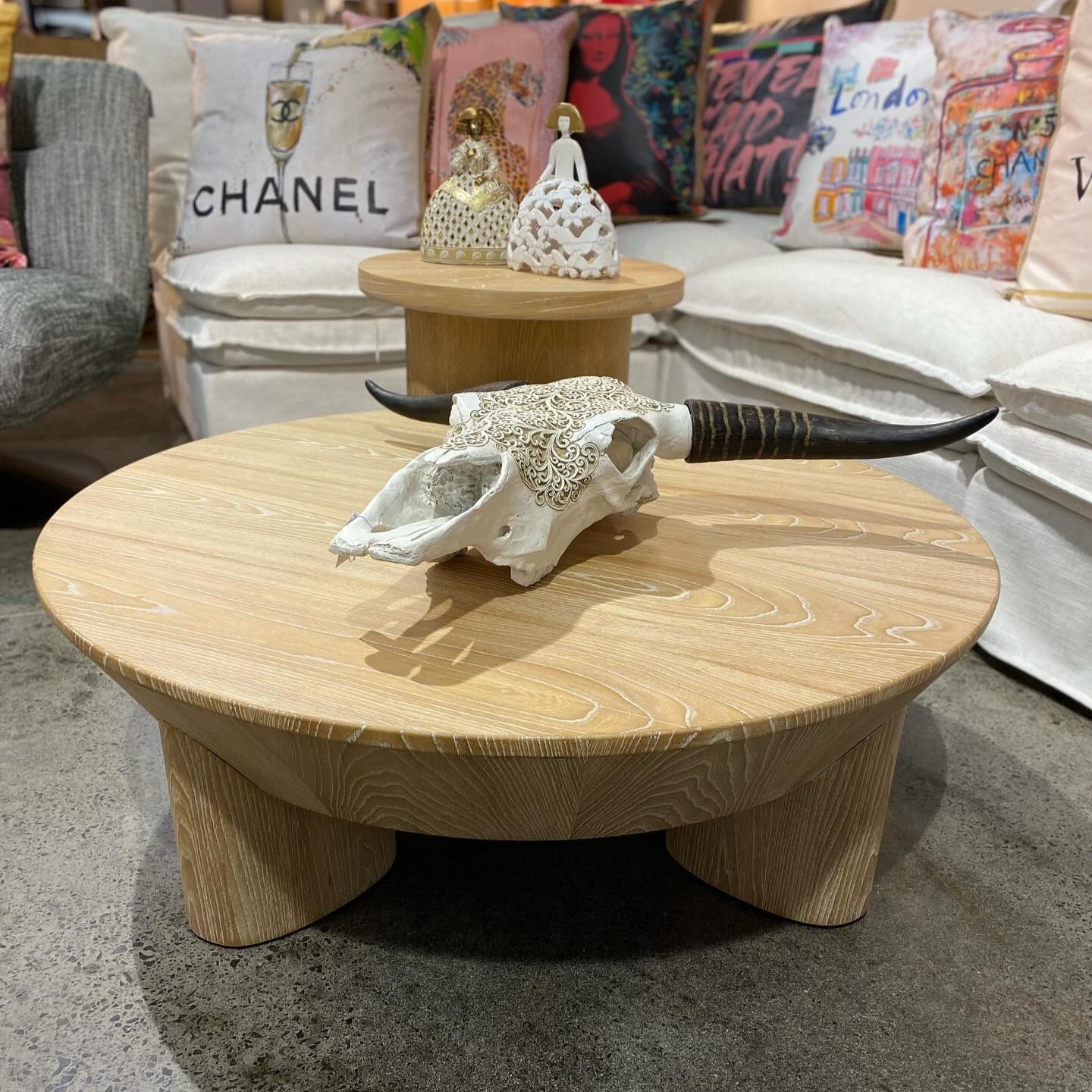 Alaska Round Coffee Table - Elm