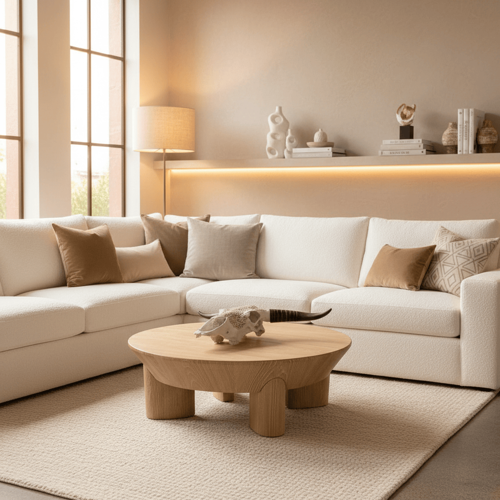 Alaska Round Coffee Table - Elm