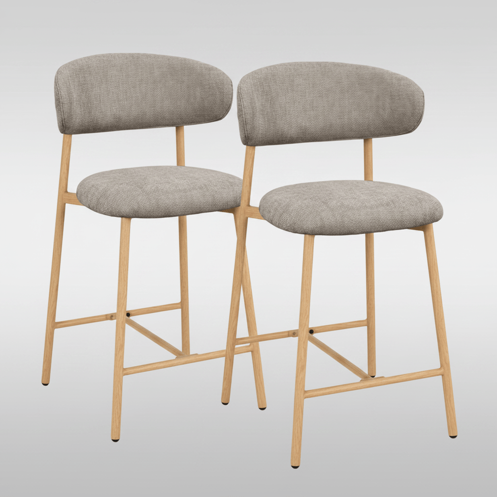 Alto Barstool - Ash Brown Set/2