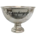Aluminium XL Champagne Bowl - Raw Silver