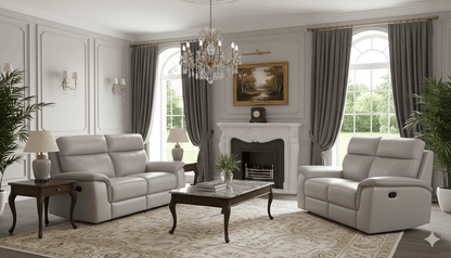 Georgia Leather Lounge Suite - 3+2 Seater